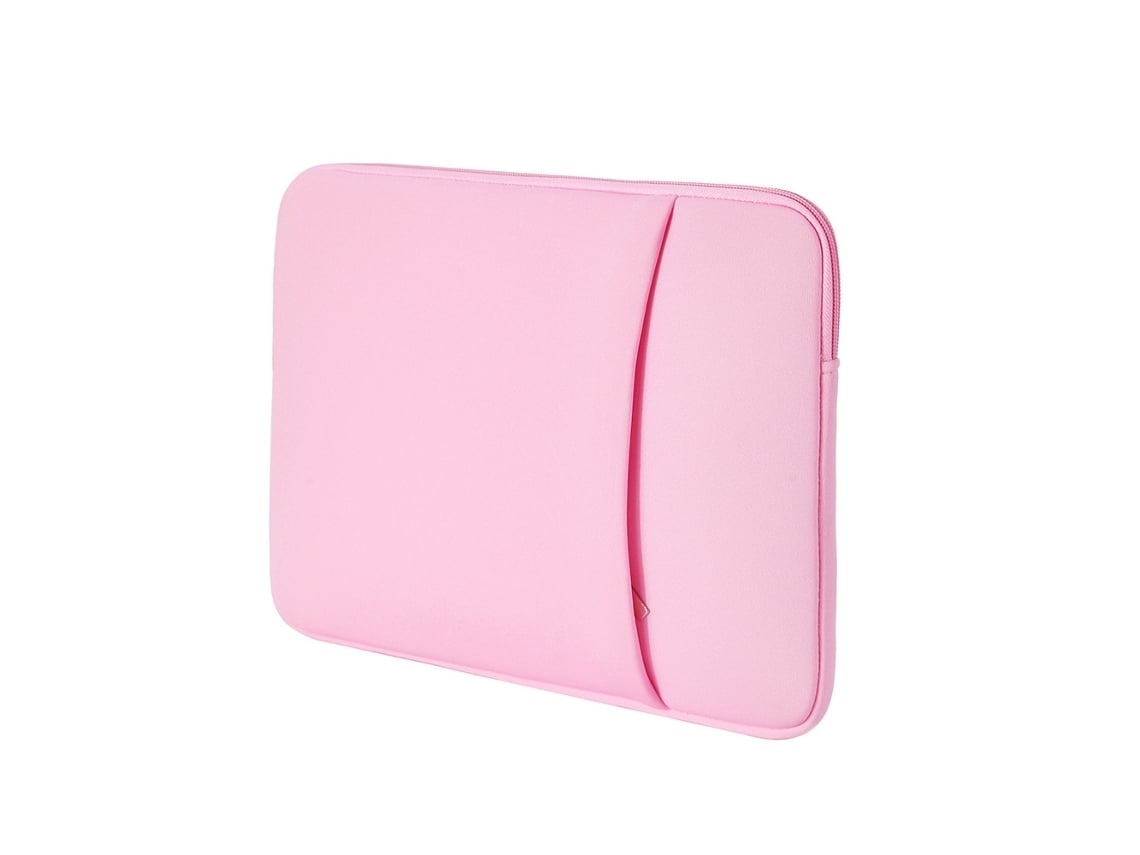 Capa Para Portátil 15 Polegadas, Acolchoada, Com Fecho De Correr, Rosa, Para Transporte Diário Tressino