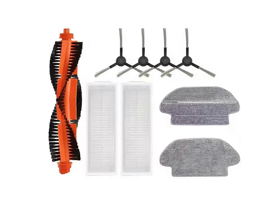 Compatível Com Xiaomi Mijia Stytj02ym 2s/3c Viomi V2 Pro/v3 Se Conga 3490 Escova Lateral De Reposição Filtro Hepa Pano De Limpeza
