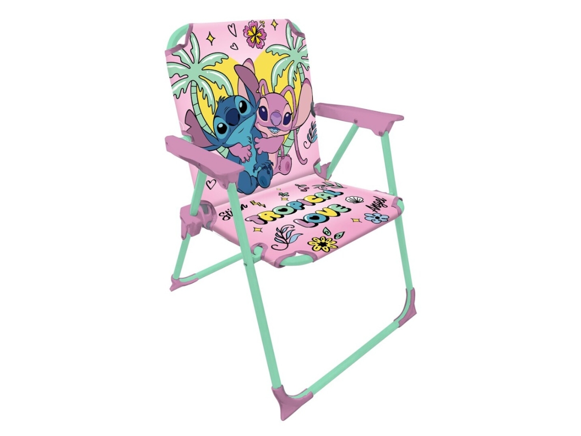 Cadeira Dobrável De Metal Stitch Tropical Love 86993