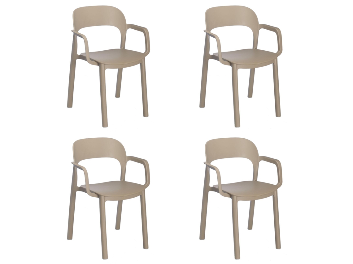 Set 4 Poltronas Interior, Exterior Areia Ona Garbar