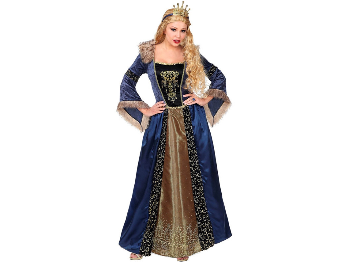 Fato de Mulher WIDMANN Rainha Medieval Comprido (Tam.: S)