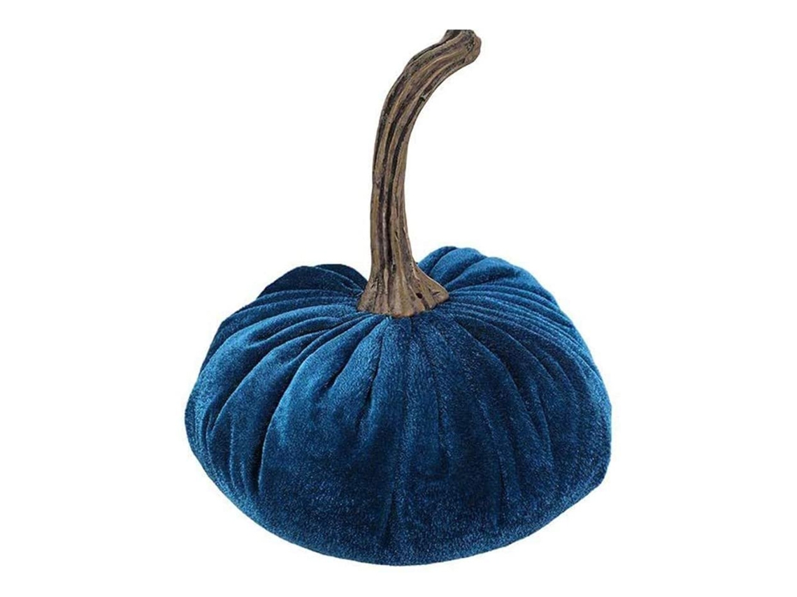 Decoração De Abóbora De Veludo Para Natal E Halloween