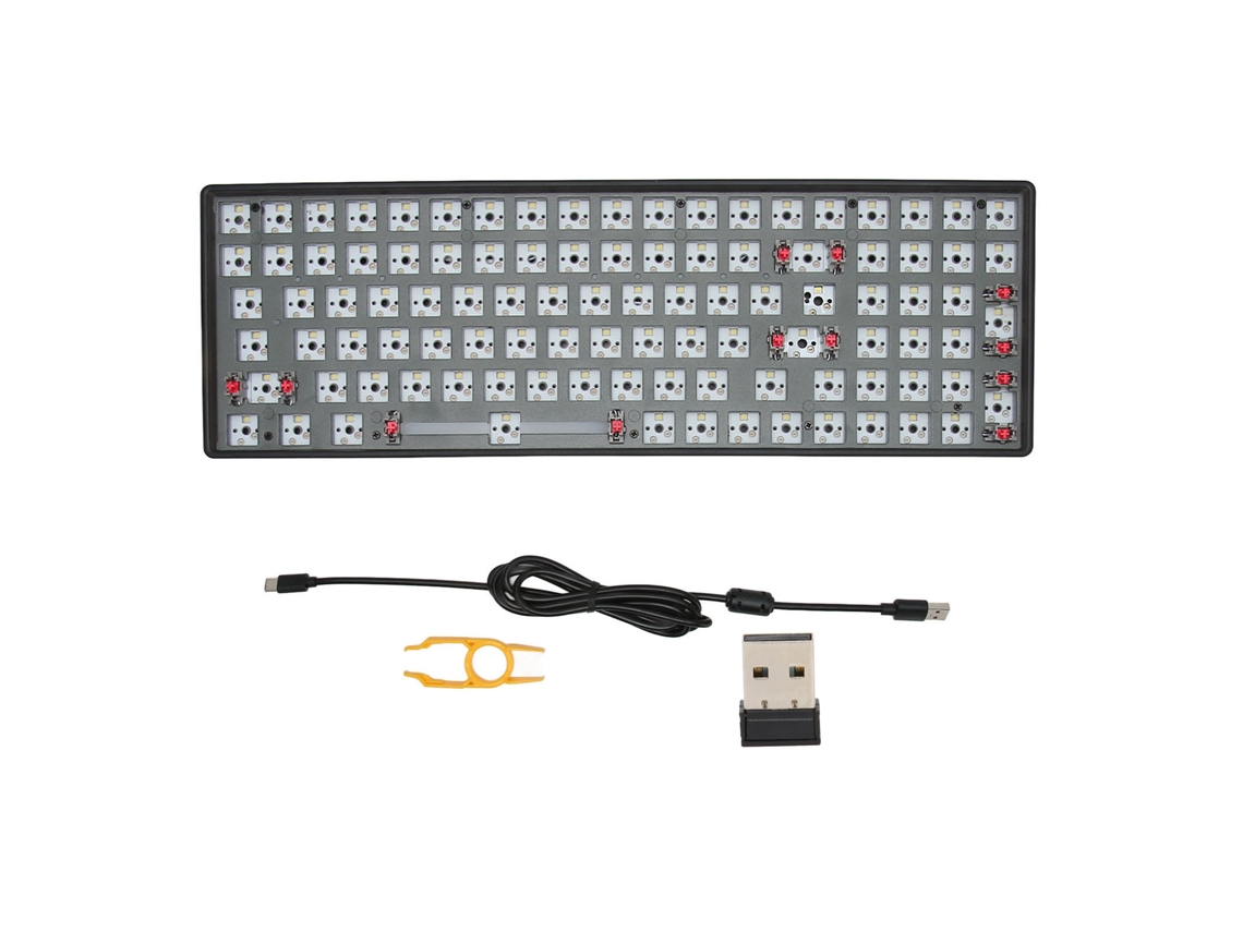 Kit De Diy De Teclado Mecânico Com 100 Teclas