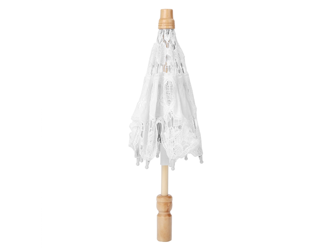 Guarda chuva Bordado Flor de Renda Artesanal LAXISCREED