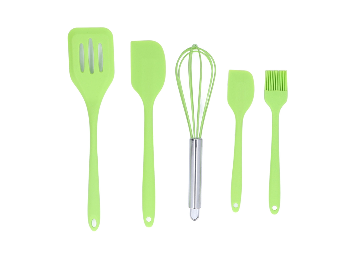 Kit 5 Utensílios Silicone Cozinha LAXISCREED