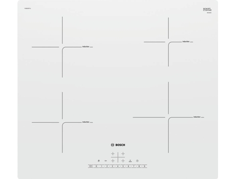 Placa de Indução BOSCH PUE612FF1J (Elétrica - 59.2 cm - Branco)