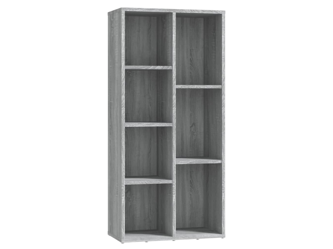 Book Cabinet, Book Cabinets Vidaxl Cinzeto Madeira Processada (n/a)