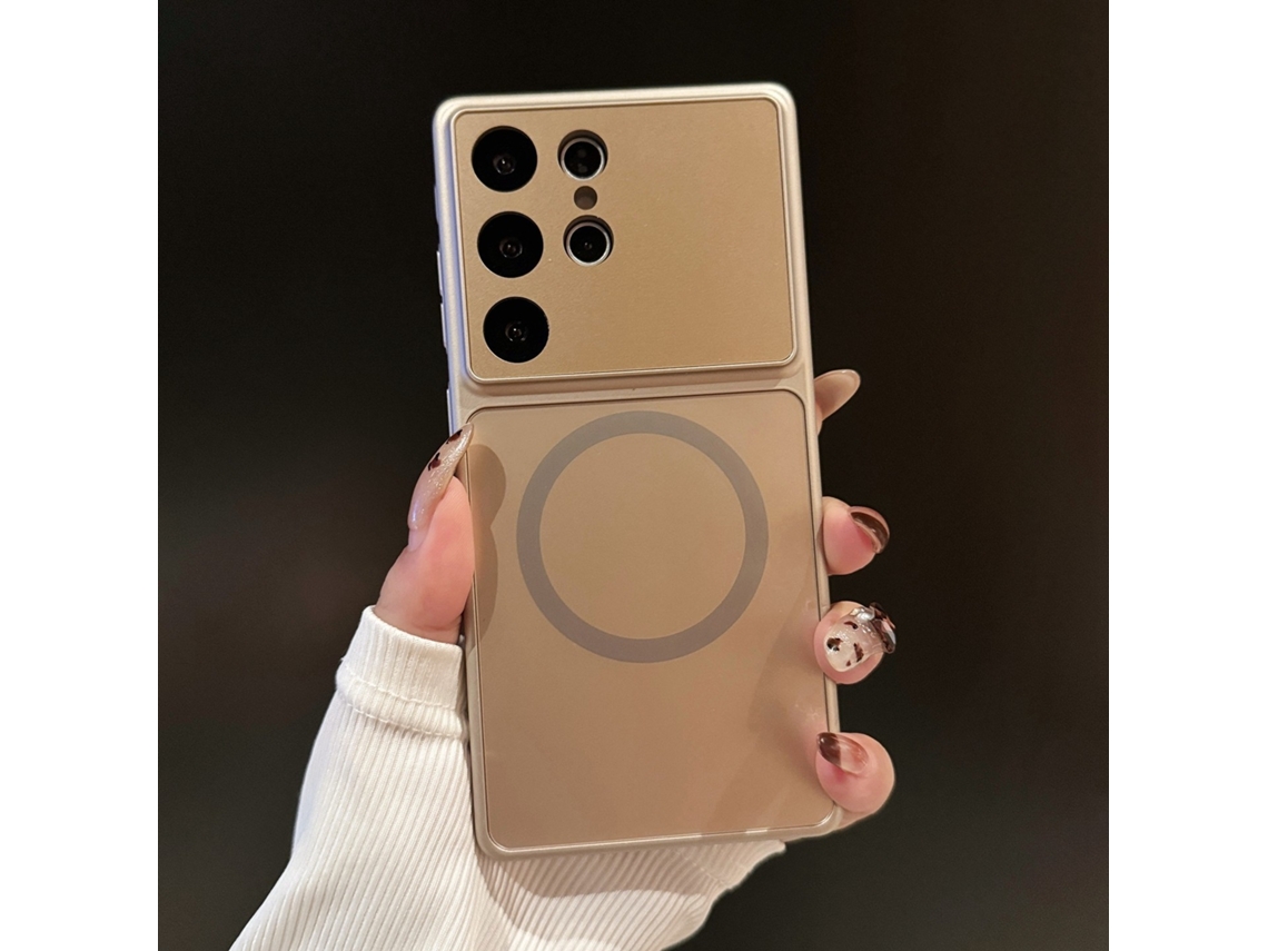 Capa Protetora Fosca Para Celular Com Ímãtitânio, Samsung S26 Plus
