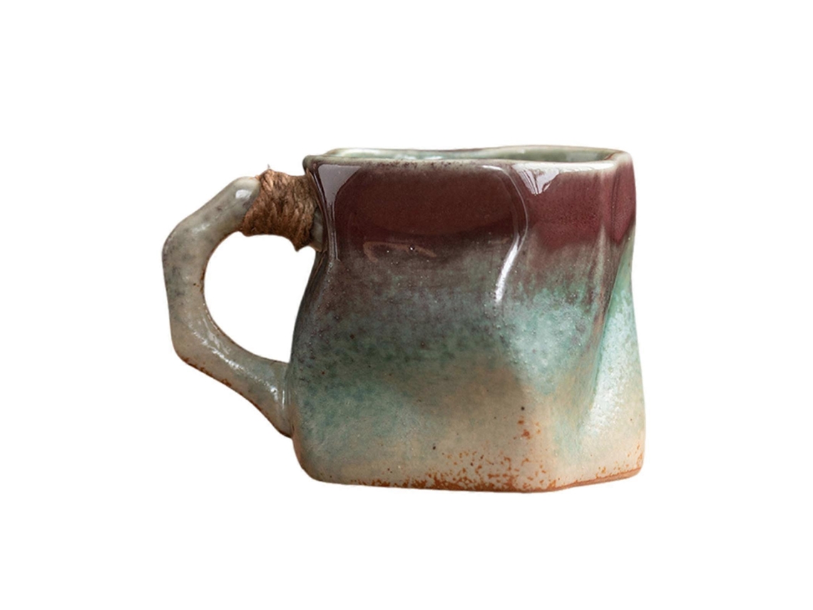 Caneca De Cerâmica Artesanal 320ml Xícara Vintage Para Chá Café Com Vime