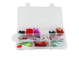 Kit 100 Iscas Pesca Hard Soft Worm Lures