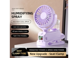 Esta É uma Unidade Combinada de Ventilador e Humidificador com Configurações Ajustáveis de Fluxo Ar Humidade, Uso Simples STELASPLEN