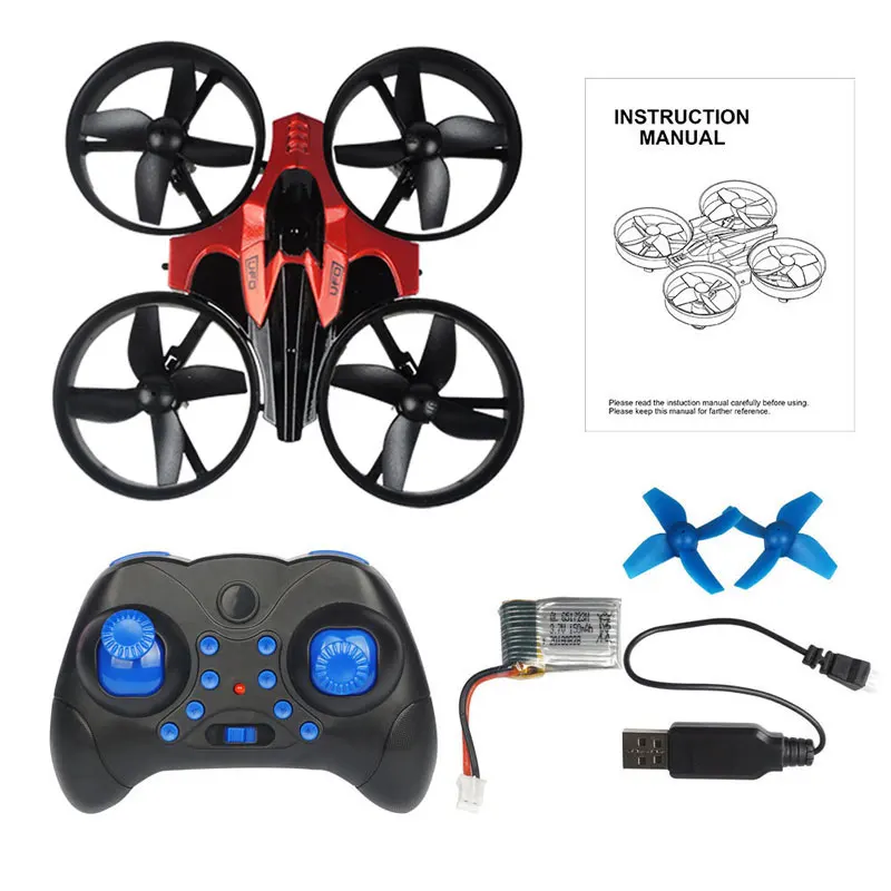 Mini Drone Controlado Remotamente, Quadricóptero Controlado Manualmente