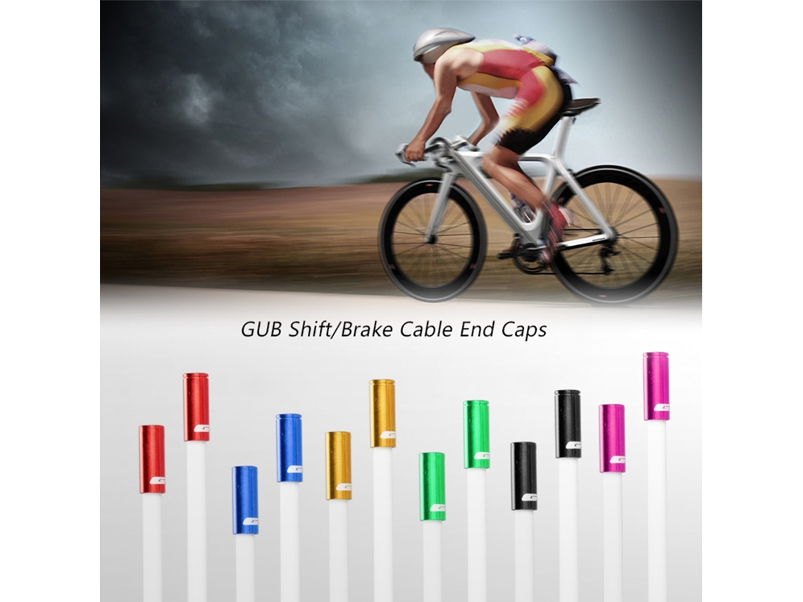Business 100pcs Capa de Fim de Cabo de Freio/shift Alumínio 4mm/5mm para Bicicleta Gub