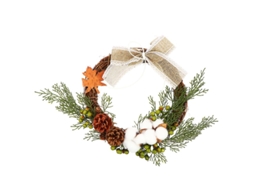 Grinalda Floral de Natal ALLINLESS