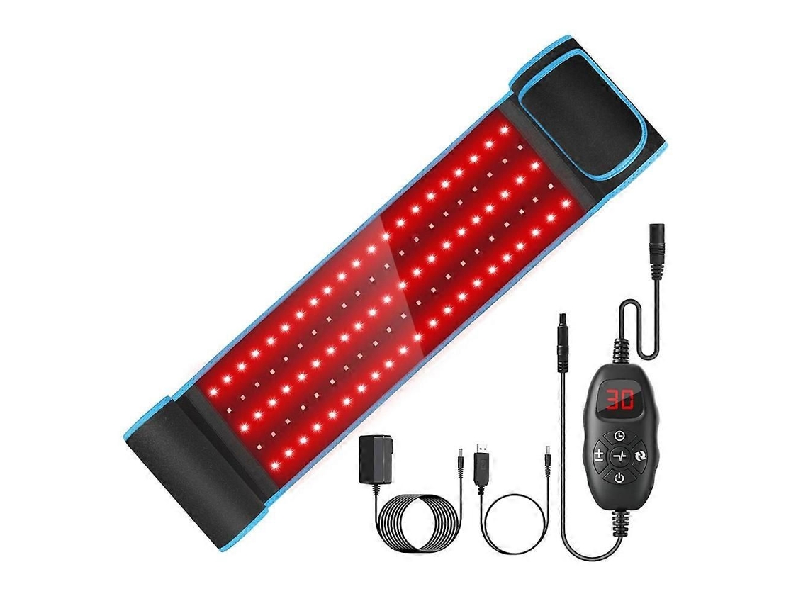 Cinto de Terapia Luz Vermelha, Vermelha para Ruptura da Dor Corporal, Infravermelha D e 660 Nm 850 GOKOCO