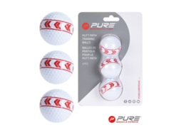 Pack de 3 Bolas para Golf PURE2IMPROVE Multicor (Tu)