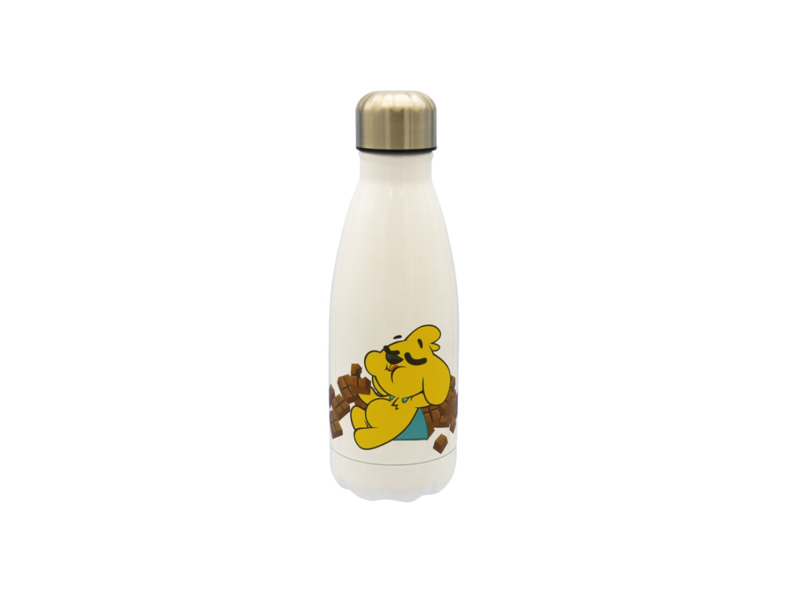 Garrafa Mikecrack De Aço Inoxidável Branco, 550 Ml 85610