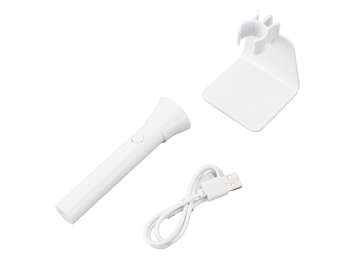 Lâmpada UV Portátil para Unhas com 6 Contas de Luz, Secador Recarregável para Secagem Rápida LY EBIKE (branco)