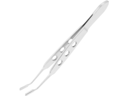 Pinça Glândula Meibômio Antiderrapante, Feita em Aço Inox, Ferramenta Segura.