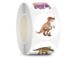 (estilo 3) 500 Adesivos De Dinossauros, Desenhos De Dinossauros Em Estilo Cartoon, Adequados Para Crianças.