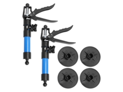 Suporte Ajustável de Armário de Cozinha 2un Heavy Duty 30 59cm Azul