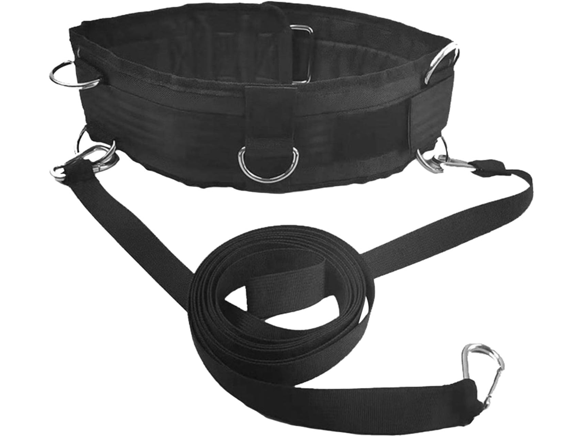 Cinto De Resistência Para Treino Corrida, Levantamento Peso E Fitness, Ideal Exercícios Puxada