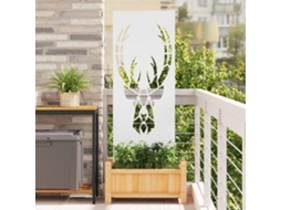 Vidaxl Tela De Privacidade Para Jardim Branco 50 X 140 Cm