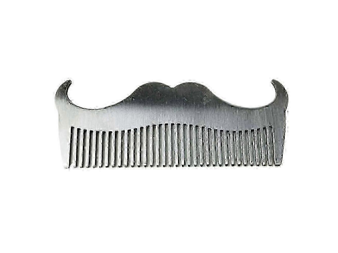 Pente Para Bigode, Aço Inoxidável, Resistente À Ferrugem, Para Barbear