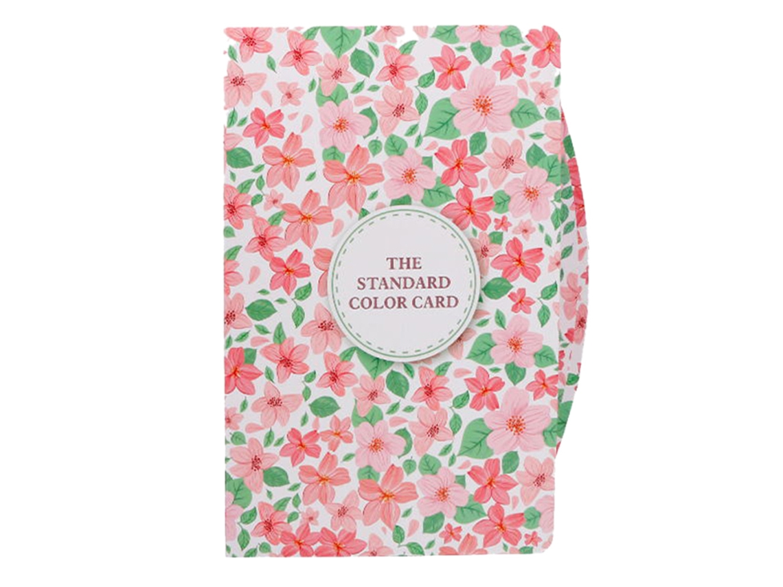 Cartão De Amostra De Esmalte De Unhas Profissional Livro Paleta Floral 60 Grid Suporte