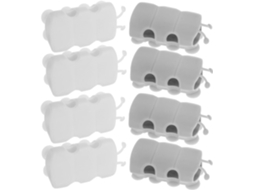 Suporte De Silicone Para Chuveiro Iplusmile Com Ventosa, 8 Peças, Sem Necessidade De Furar, Para Fácil Instalação No