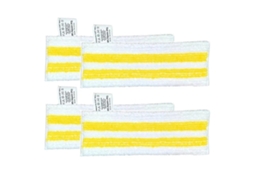 Conjunto de 4 Esfregões Microfibra para Kärcher Easyfix Sc2 Sc3 Sc4 Sc5 com 55 Fibras Superfinas BRILVIBERA