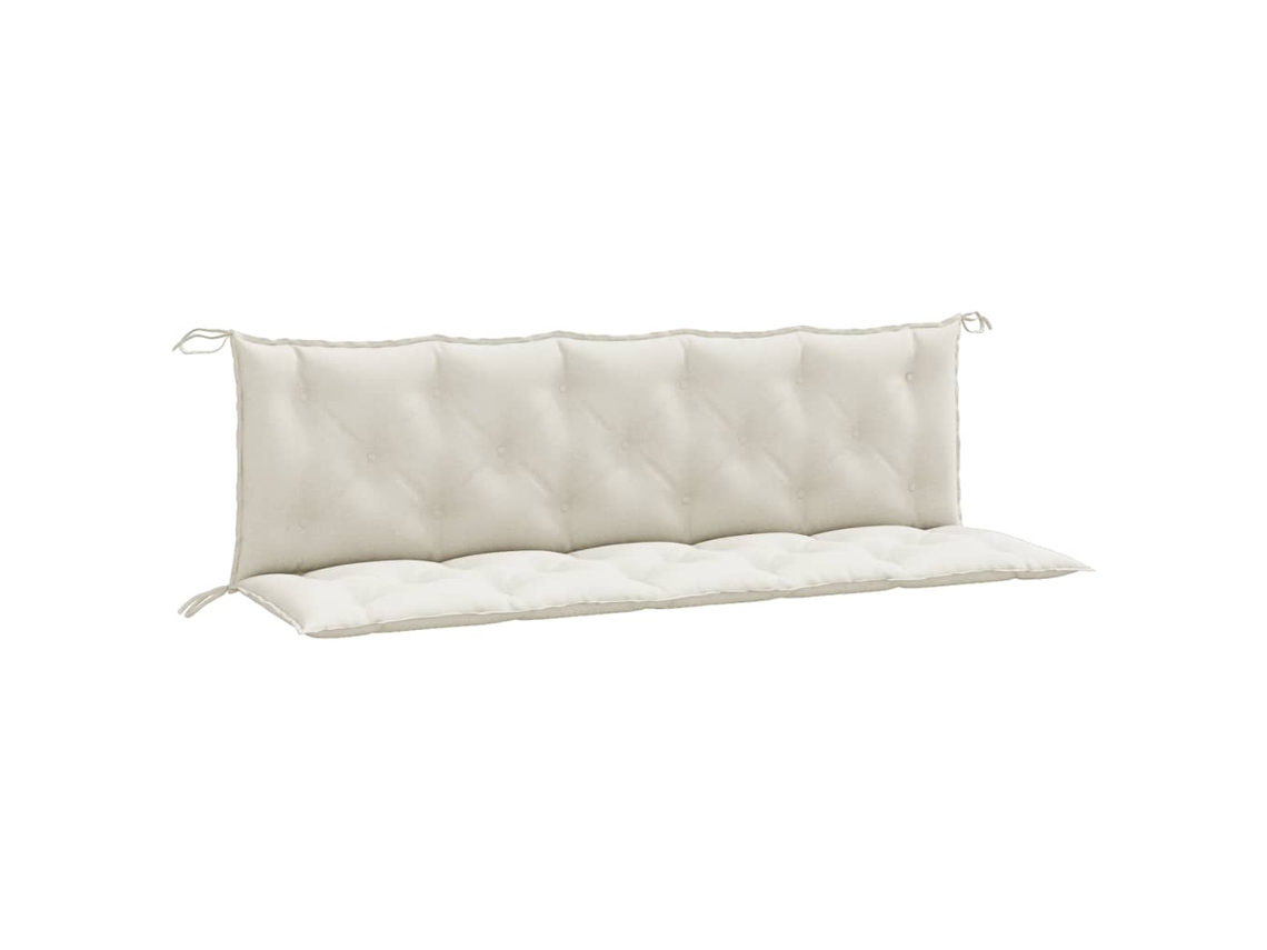 Garden Bench Cushion, Garden Bench Cushions Vidaxl Creme Tecido (180 X 50 X 7 Cm)