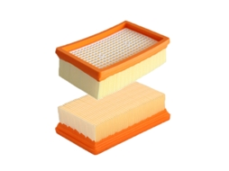 Acessório para Aspiradores KARCHER 2 unFiltro hepa mv4 mv5 mv6 wd4 wd5 wd6 #2863-0050 Filtros