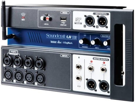 Sistema de Mixer Digital Compacto de 12 Entradas