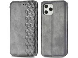Capa iPhone 12 Pro Max HONGWE. Livro Cinzento