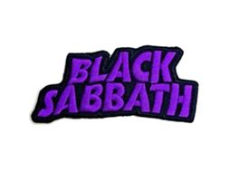 Emblema de Coser ROCK OFF Black Sabbath Cut-Out Wavy Logo