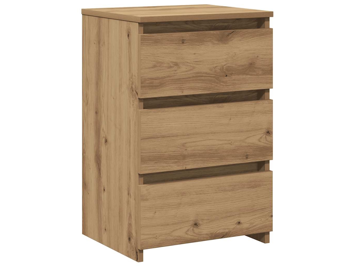 Mesa de Cabeceira em Carvalho Artesanal 40x35x62,5 Cm MAISON EXCLUSIVE