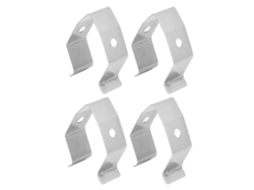 4pcs Clip de Sonda de Grelha em Aço Inoxidável Suporte de Sonda com Buraco Único Acessório para Churrasco