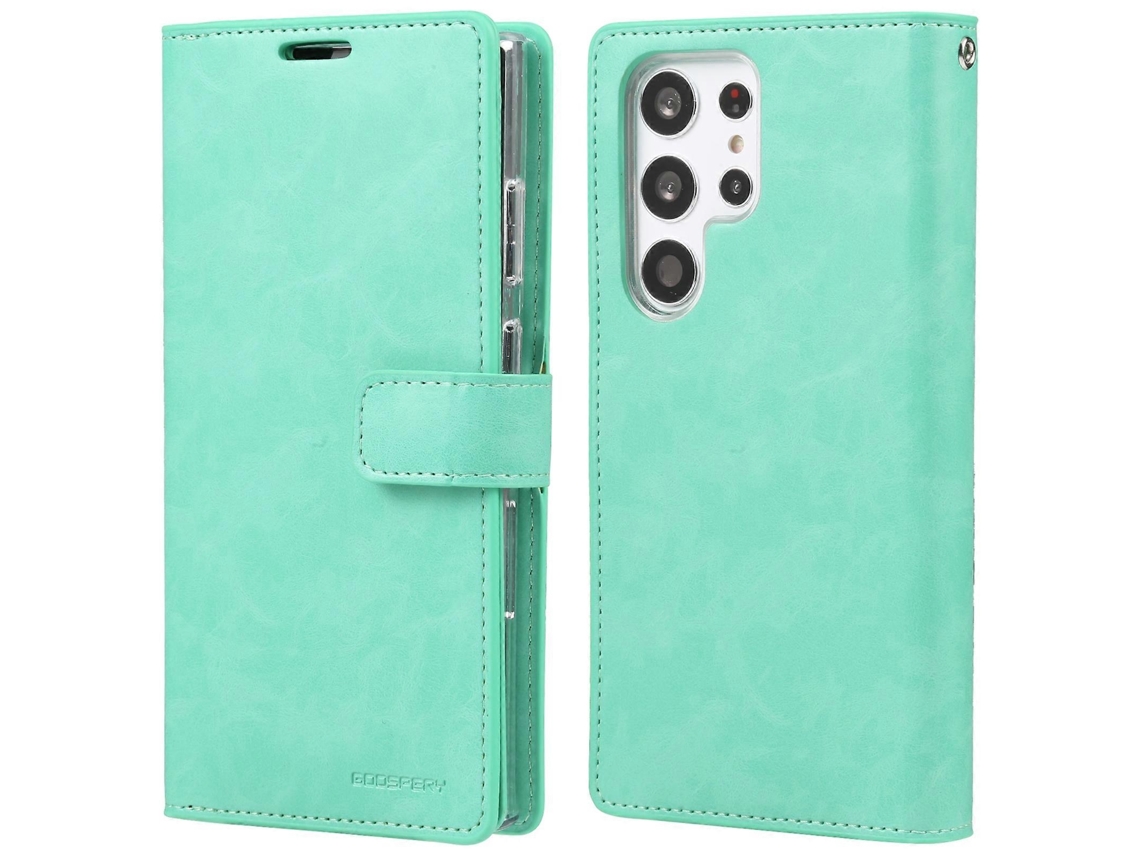 Capa De Couro Para Celular Goospery Mansoor Diary Com 9 Compartimentos Para Cartões Para Samsung Galaxy S23 Ultra 5g