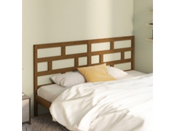 Vidaxl Cabeceira De Cama 186x4x100 Cm Pinho Maciço Castanho Mel
