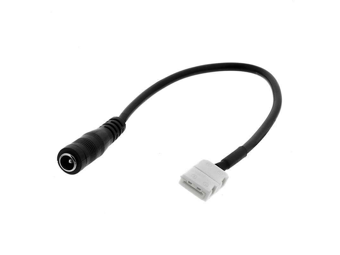 Cabo Conexão Jack Fêmea Com Conector 2 Pin Para Fita Led 10mm LEDBOX