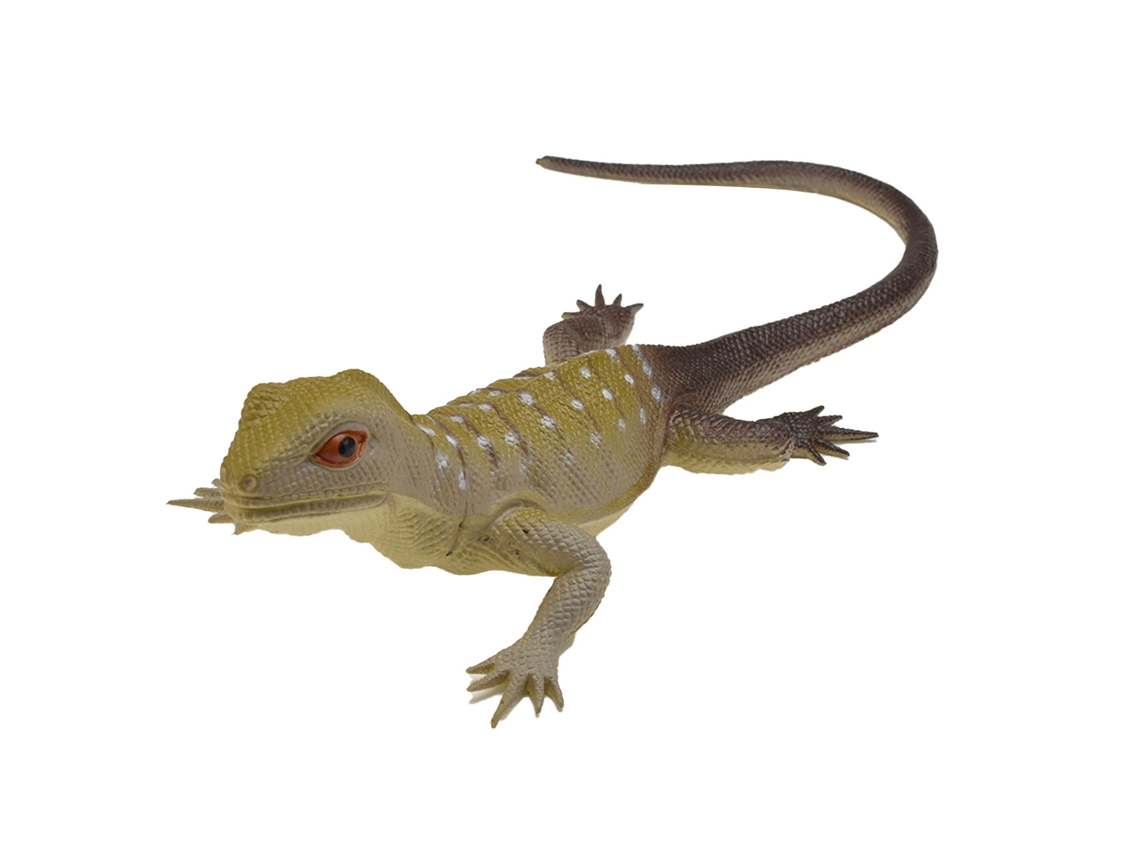Mali brinquedo de Lagarto Realista com Som de Apito Squeeze para Brincadeira e Relaxamento Pvc Cinza