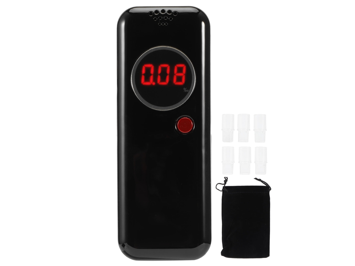 Testador De Álcool Laxiscreed Com Alarme Instantâneo E Display Lcd Digital