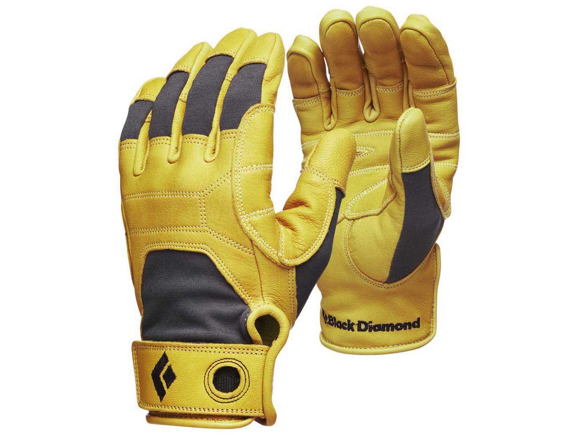 Luvas para Homem BLACK DIAMOND Transitiones Amarelo para Montanha (M)
