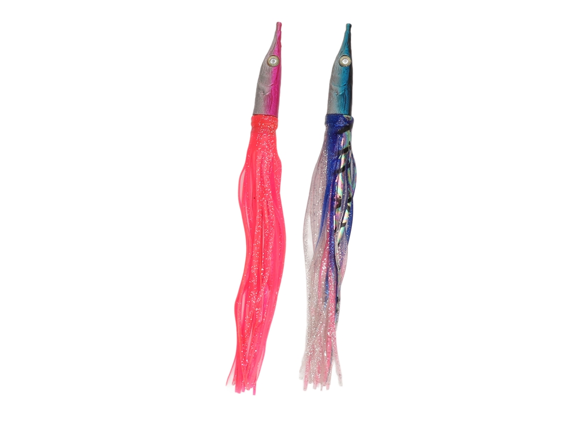 Bionic Metal Head Hairtail Lure (sea Fishing Boat Fishing, Colored Weight)