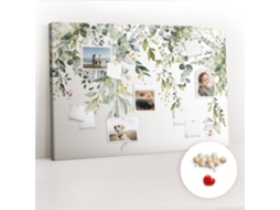 Painel De Cortiça Para Parede Natureza Em Flor Para O Escritório Espelharte (120x80 Cm)