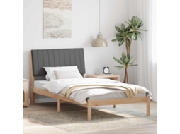 Vidaxl Estrutura da Cama com Cabeceira Castanho 100 X 200 Cm