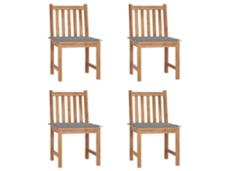 Garden Chair, Garden Chairs Vidaxl Cinzeto Madeira (n/a)