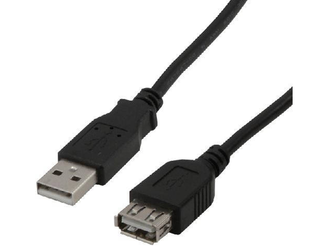 Cabo de Dados MCL (USB A - 3 m - Preto)