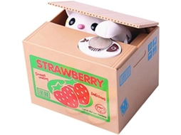 Cofrinho Fofo Itazura Com Ladrão Automático De Moedas, Gato, Porquinho Grande/cofrinho/banco/pote De Moedas Aquaforge